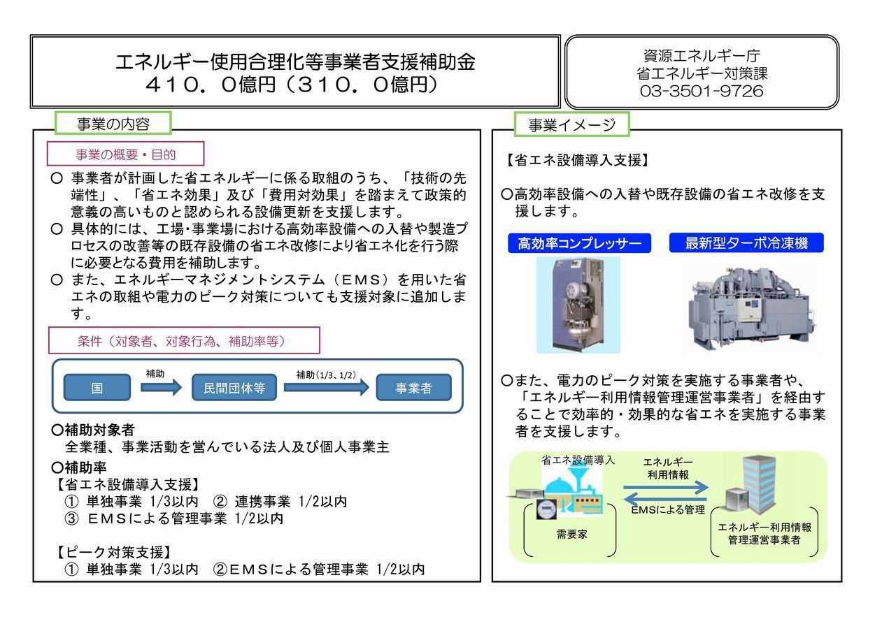 エネ合26年度予算案